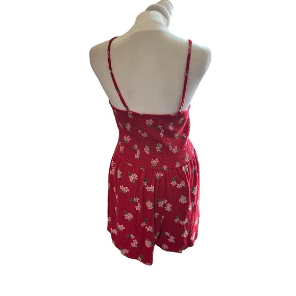 Hollister Red Halter Romper - Picture 2 of 7